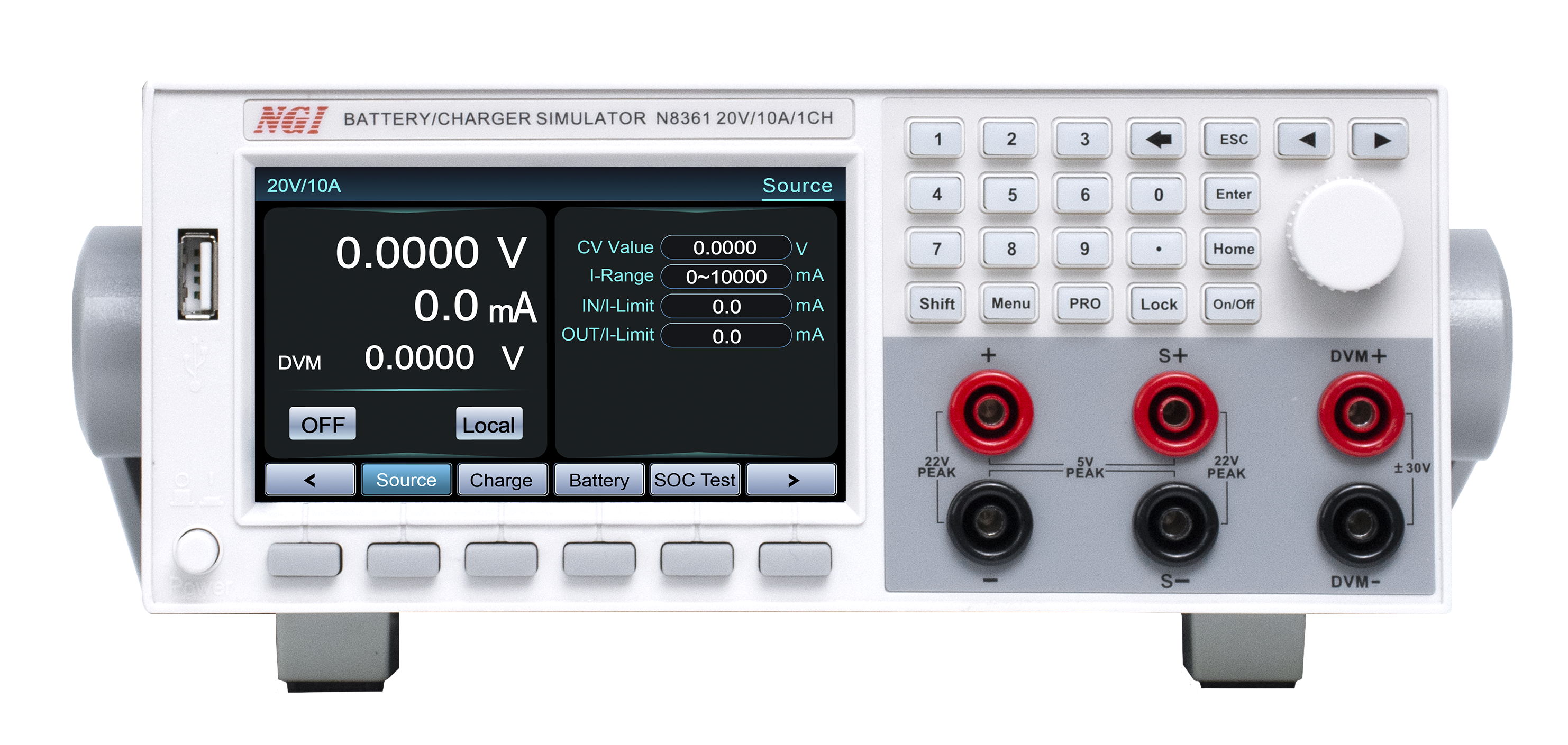 N8361 Series High-accuracy Programmable Battery Simulator