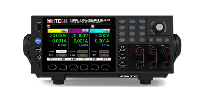 IT-N6300 Series Triple-Channel Programmable DC Power Supply