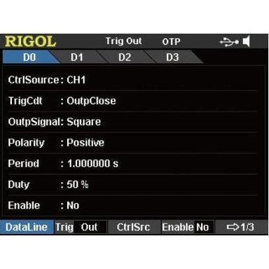 Rexgear_Rigol DIGITALIO-DP800 Four channels for trigger in & out option for DP832, DP811, DP821, DP831