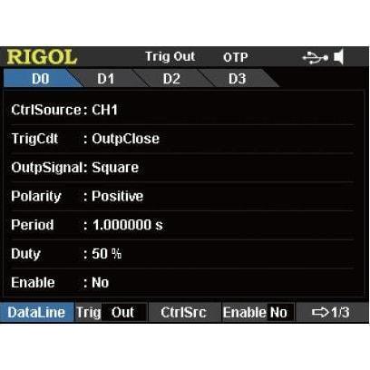 Rexgear_Rigol DIGITALIO-DP800 Four channels for trigger in & out option for DP832, DP811, DP821, DP831