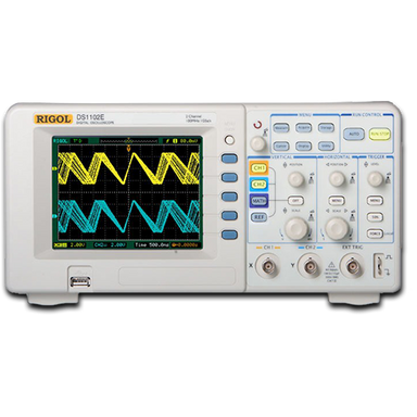 Rexgear_Rigol DS1052E 50 MHz Digital Oscilloscope with 2 channels plus USB storage and connectivity and 1 GSa/sec sampling